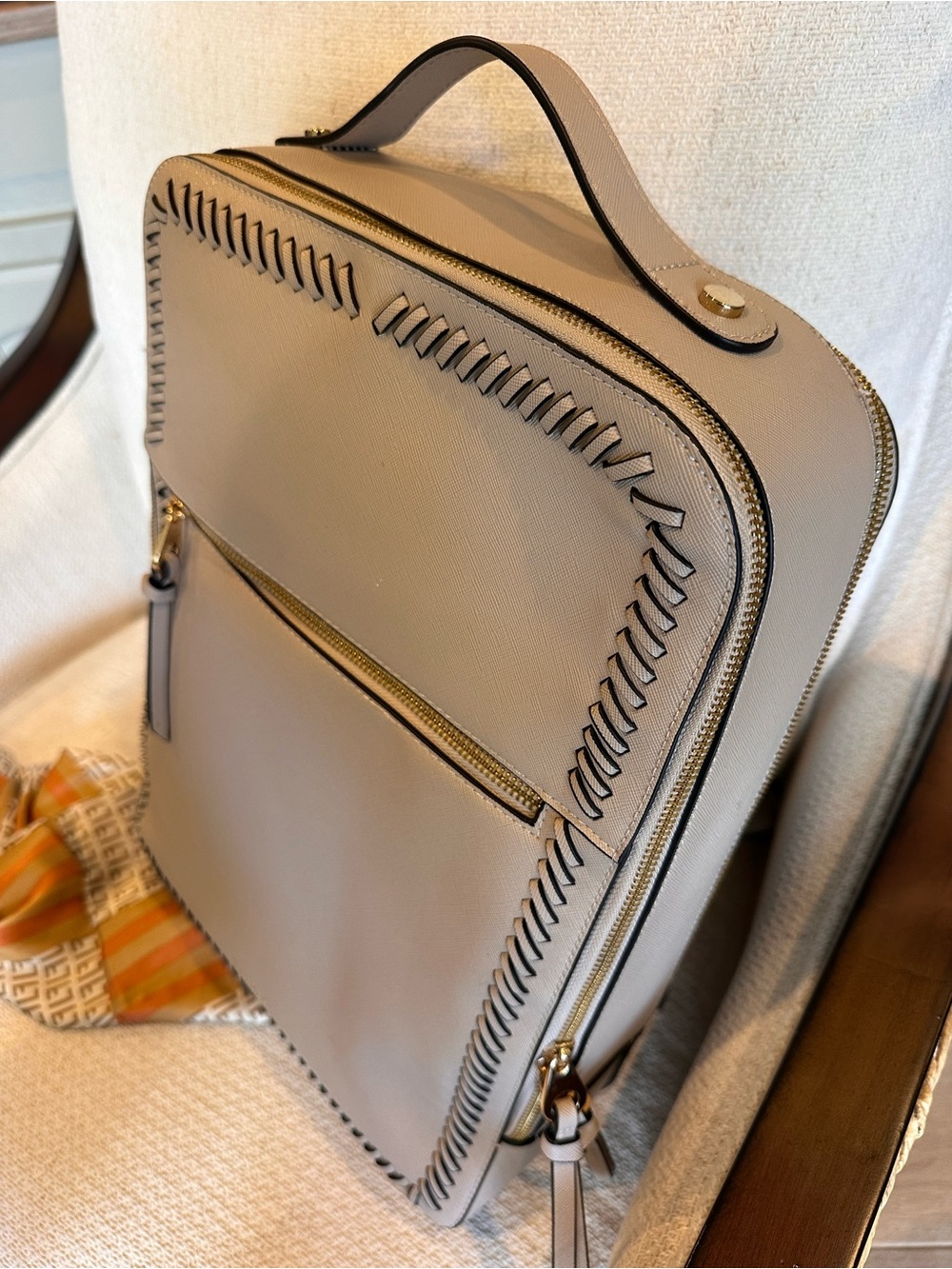 ⭐️LAST CHANCE⭐️ CALPAK 15” Kaya Laptop Backpack in Stone ✈️ - Picture 6 of 16